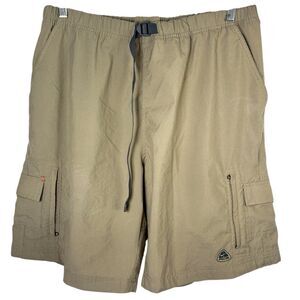 Nike ACG MENS SHORTS LARGE QUICK DRY BROWN OUTDOOR TRAIL CAPSULE ATHLETIC cargo